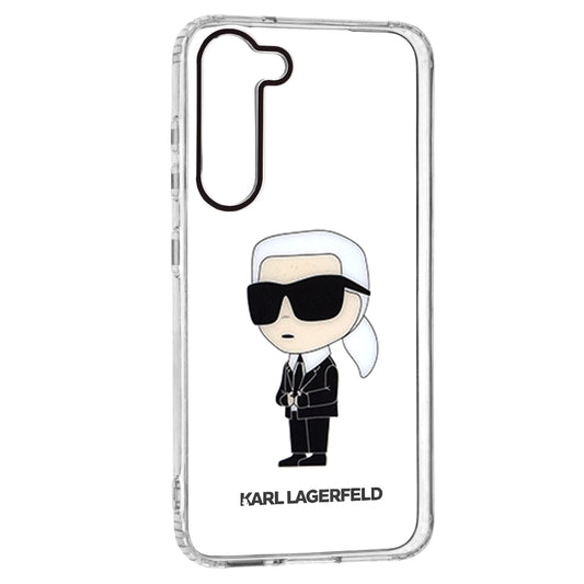 Θήκη για Samsung Galaxy S23+ S916, Karl Lagerfeld, Ikonik Karl, Διάφανη