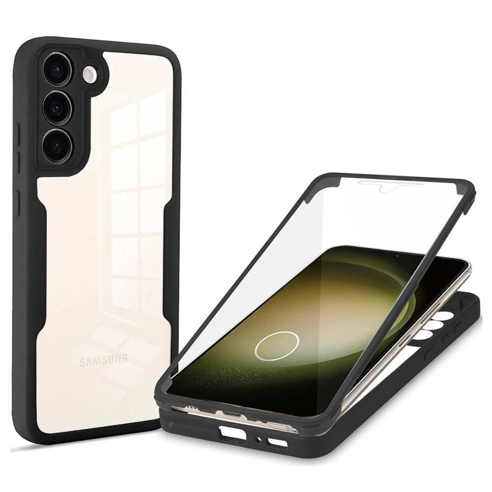 Θήκη για Samsung Galaxy S23+ S916, Techsuit, ColorVerse 360, Μαύρη