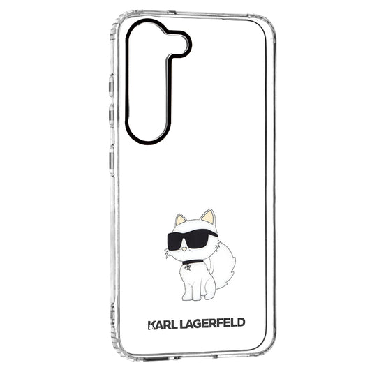 Θήκη για Samsung Galaxy S23 S911, Karl Lagerfeld, Ikonik Choupette, Διάφανη