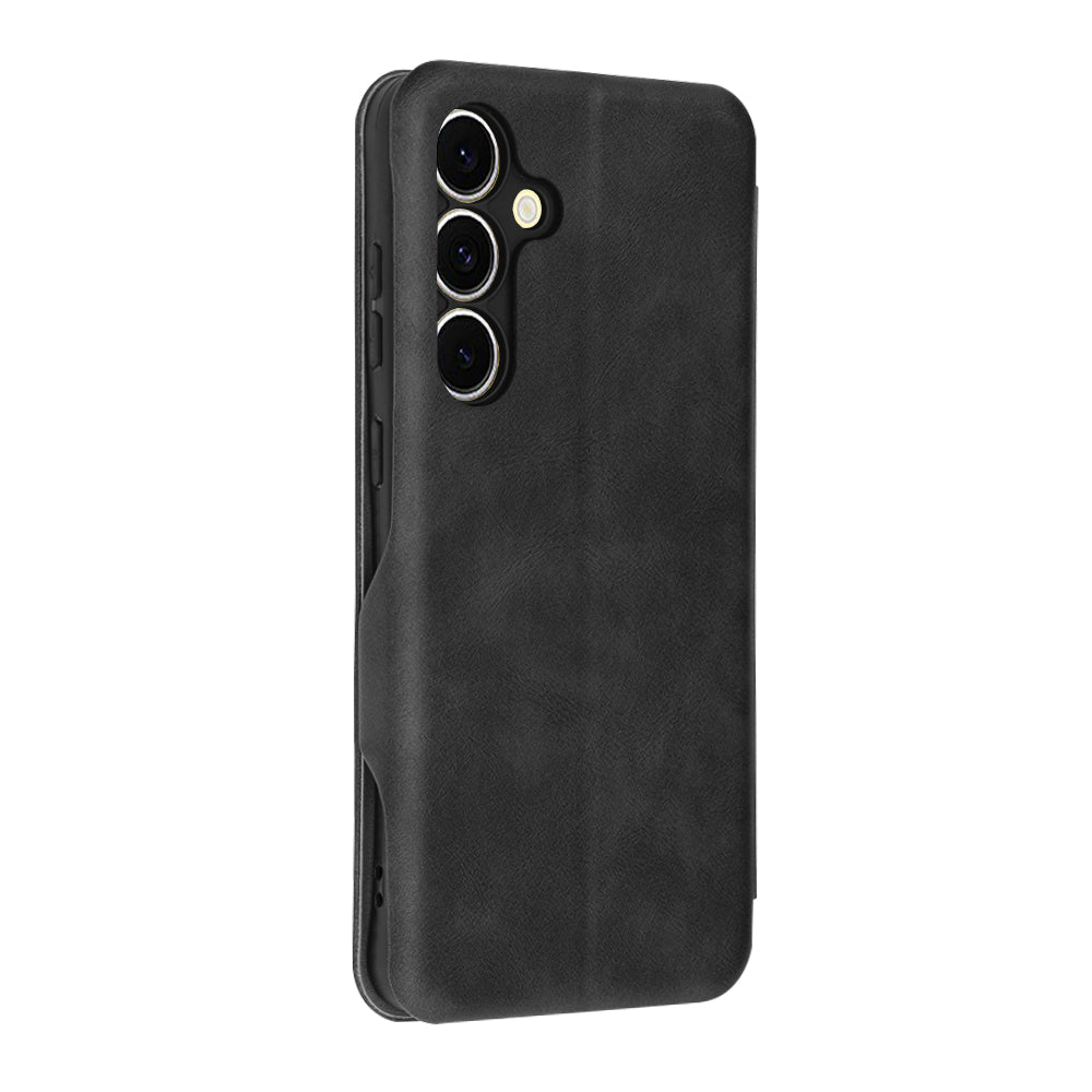 Θήκη για Samsung Galaxy S24 FE S721, Techsuit, Safe Wallet Plus, Μαύρο