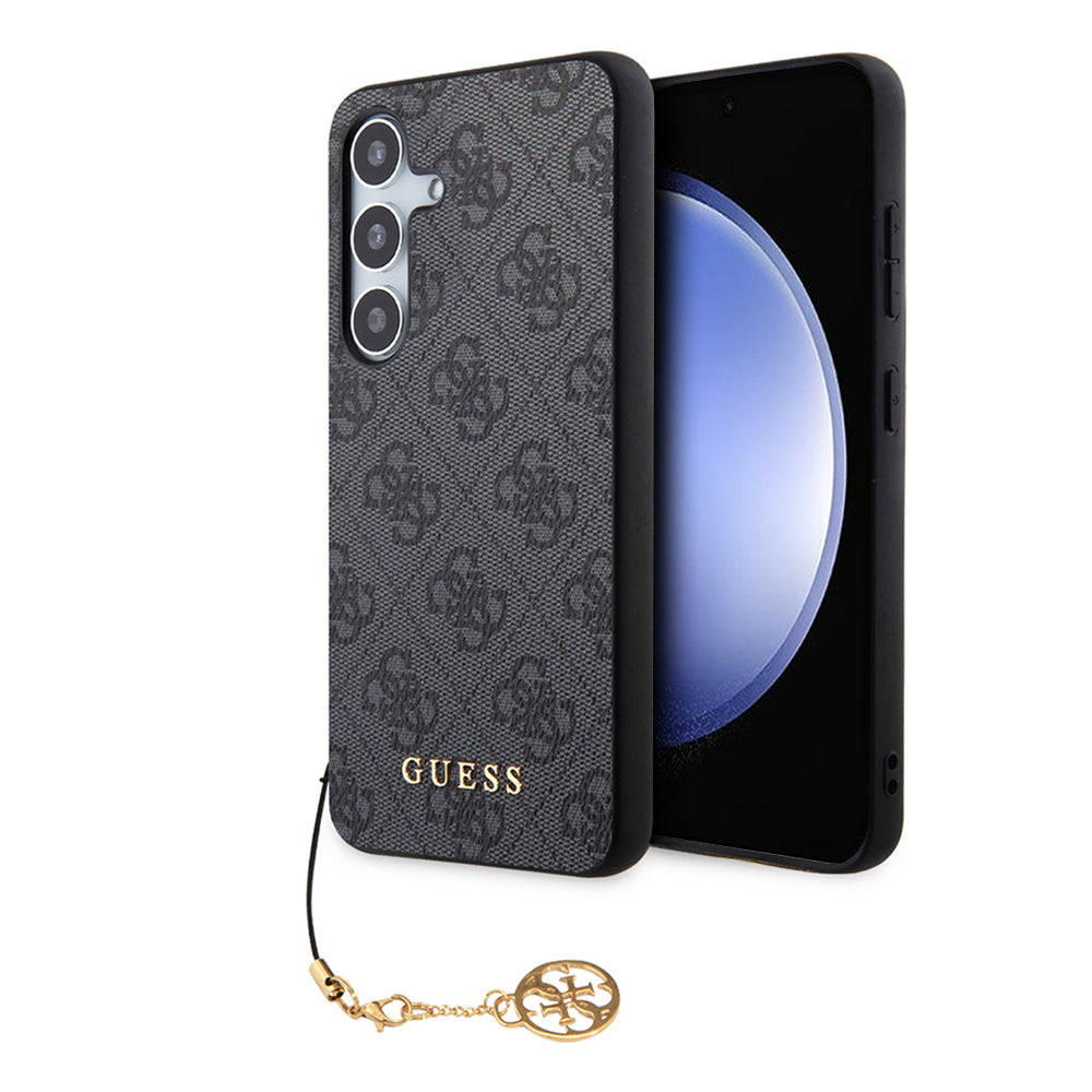 Θήκη για Samsung Galaxy S24+ S926, Guess, 4G Charm, Μαύρη