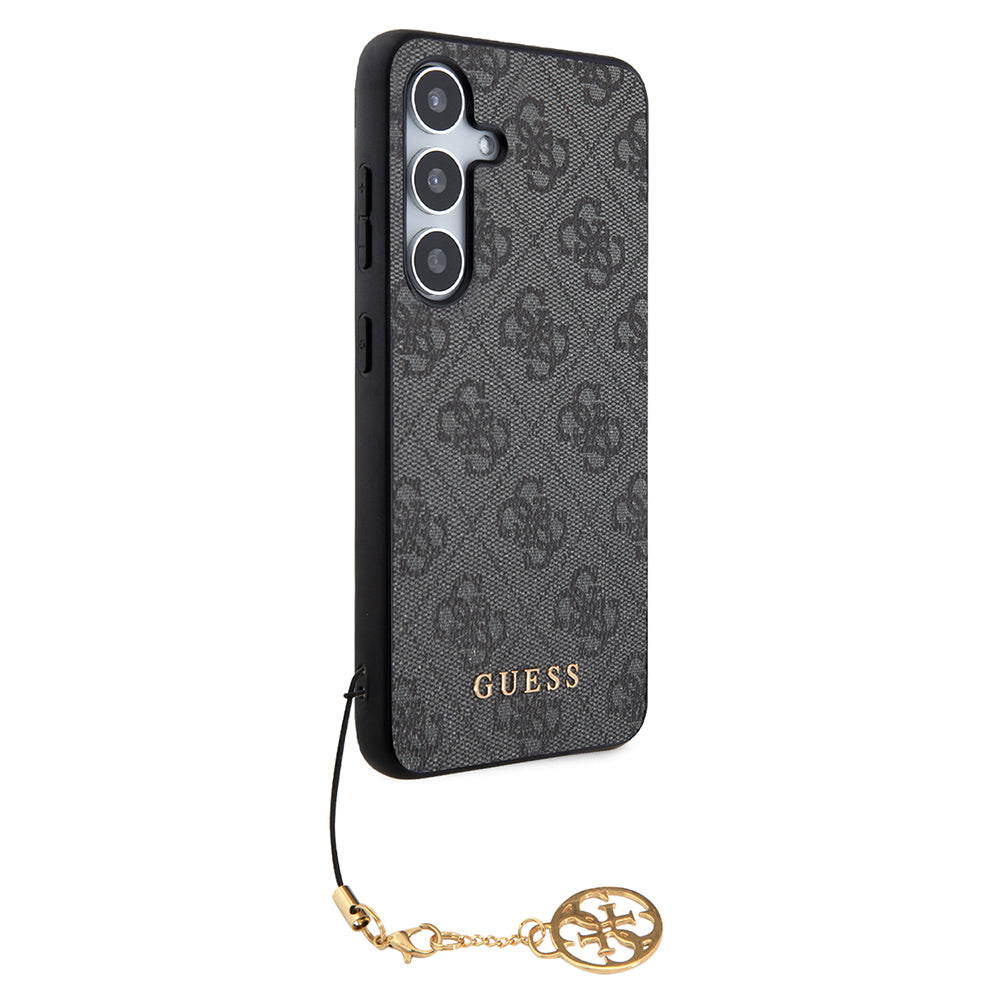 Θήκη για Samsung Galaxy S24+ S926, Guess, 4G Charm, Μαύρη