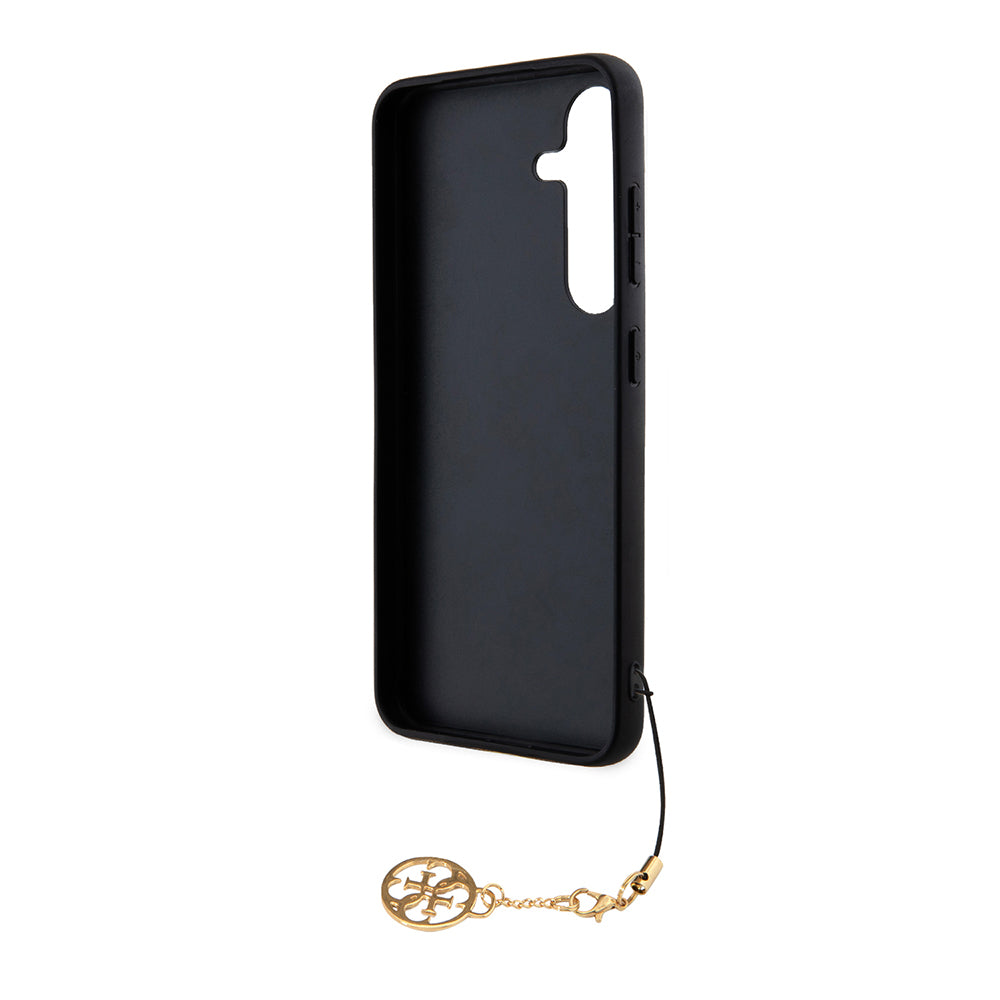 Θήκη για Samsung Galaxy S24+ S926, Guess, 4G Charm, Μαύρη
