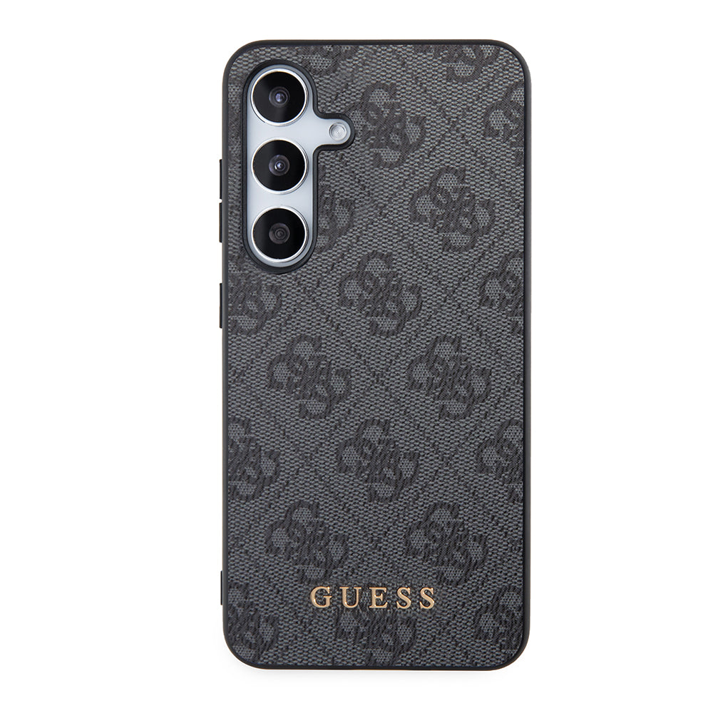 Θήκη για Samsung Galaxy S24+ S926, Guess, 4G Metal Gold Logo, Μαύρη