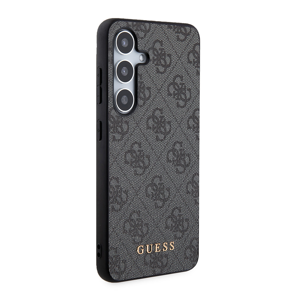 Θήκη για Samsung Galaxy S24+ S926, Guess, 4G Metal Gold Logo, Μαύρη