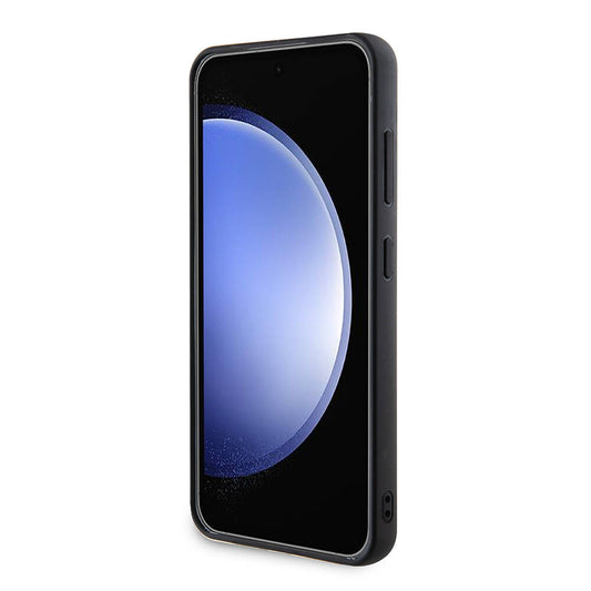 Θήκη για Samsung Galaxy S24+ S926, Guess, Rhinestone Triangle Logo, Μαύρη