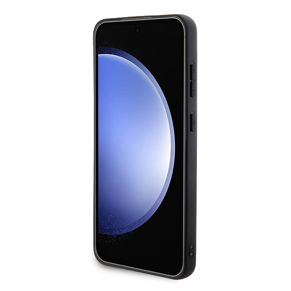 Θήκη για Samsung Galaxy S24+ S926, Karl Lagerfeld, Saffiano Karl & Choupette Metal, Μαύρη