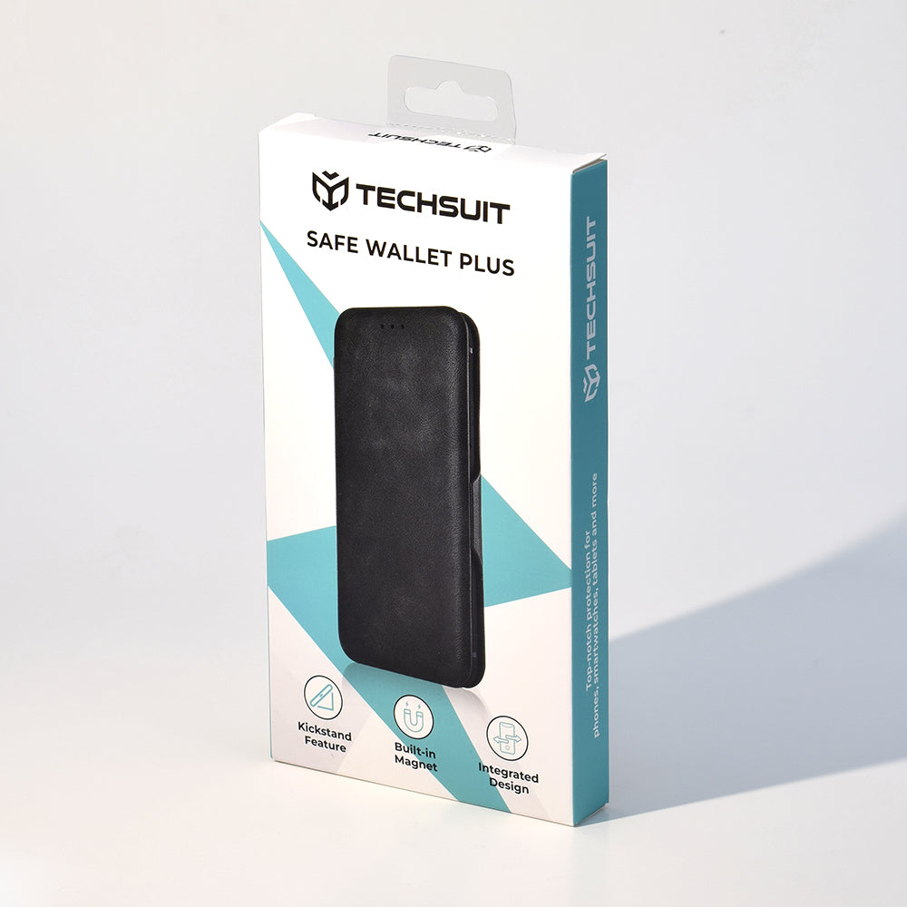 Θήκη για Samsung Galaxy S24+ S926, Techsuit, Safe Wallet Plus, Πράσινο