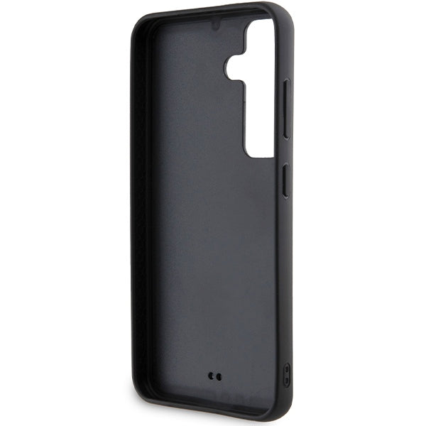 Θήκη για Samsung Galaxy S24 S921, Karl Lagerfeld, Rhinestone Metal Plate, Ασημί