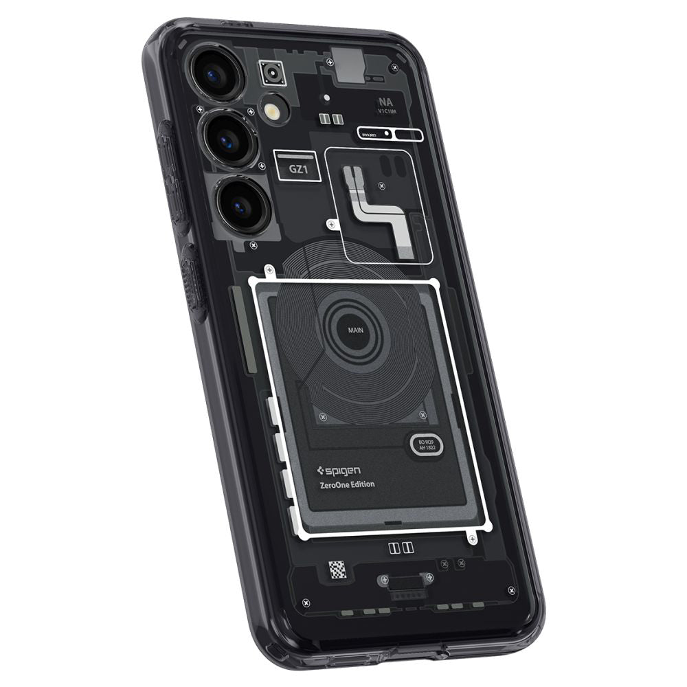 Θήκη για Samsung Galaxy S24 S921, Spigen, Ultra Hybrid Zero One, Ματ Μαύρη ACS07350