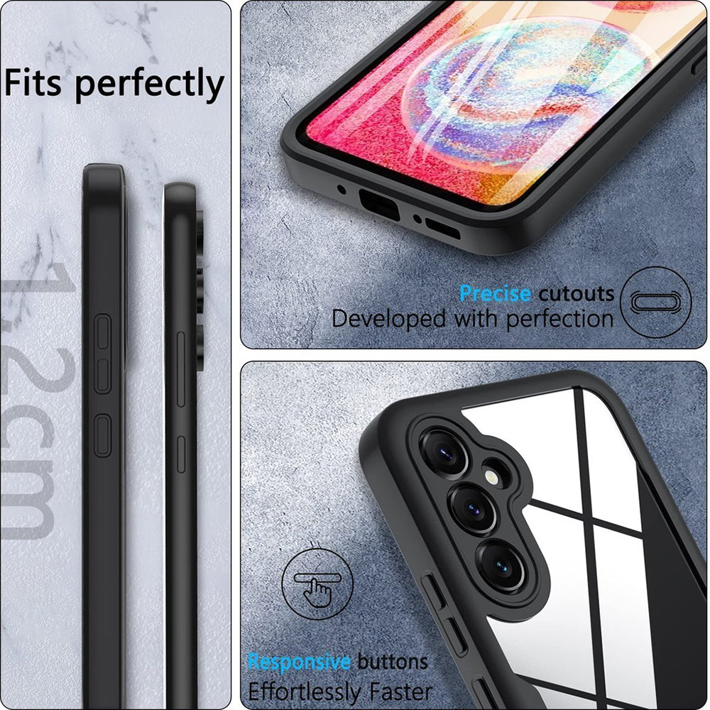 Θήκη για Samsung Galaxy S24 S921, Techsuit, ColorVerse 360, Μαύρο