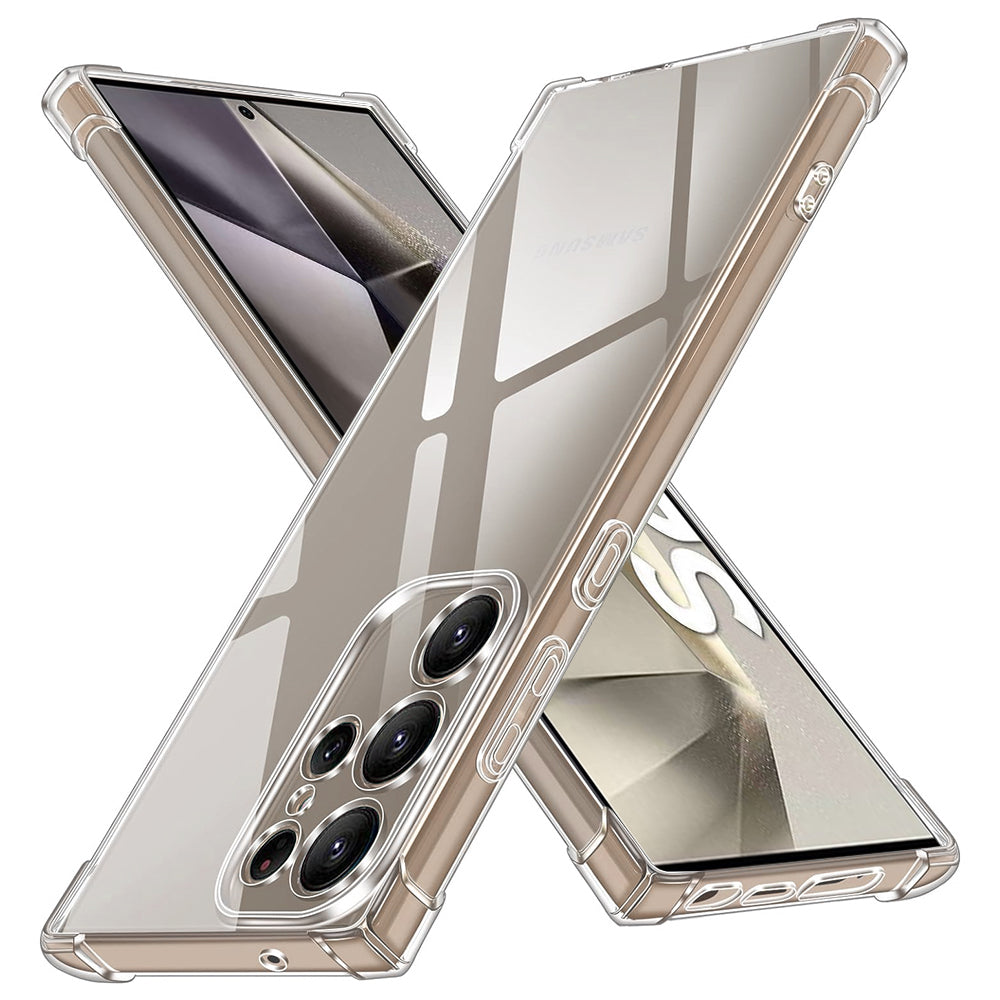Θήκη για Samsung Galaxy S24 Ultra S928, Techsuit, Ανθεκτική σε Κρούσεις Διαφανής, Διάφανη