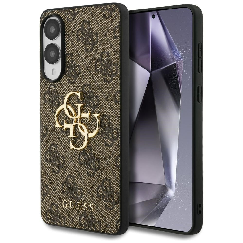 Case for Samsung Galaxy S25 Edge S937, Guess, Big 4G Logo Classic, Brown