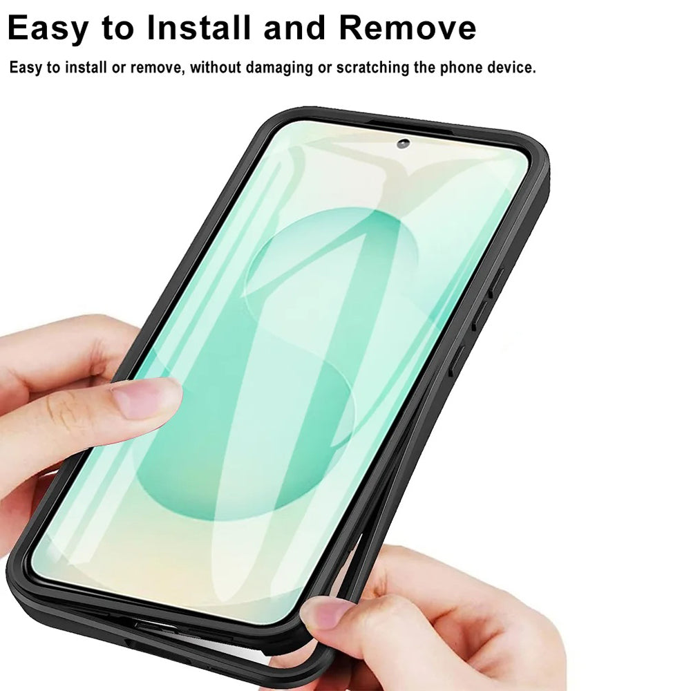 Θήκη για Samsung Galaxy S25 Edge S937, Techsuit, ColorVerse 360, Μαύρη