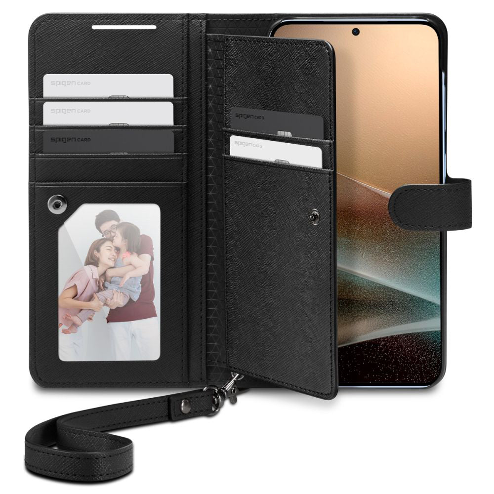 Θήκη για Samsung Galaxy S25+ S936, Spigen, Wallet S, Μαύρη ACS09125