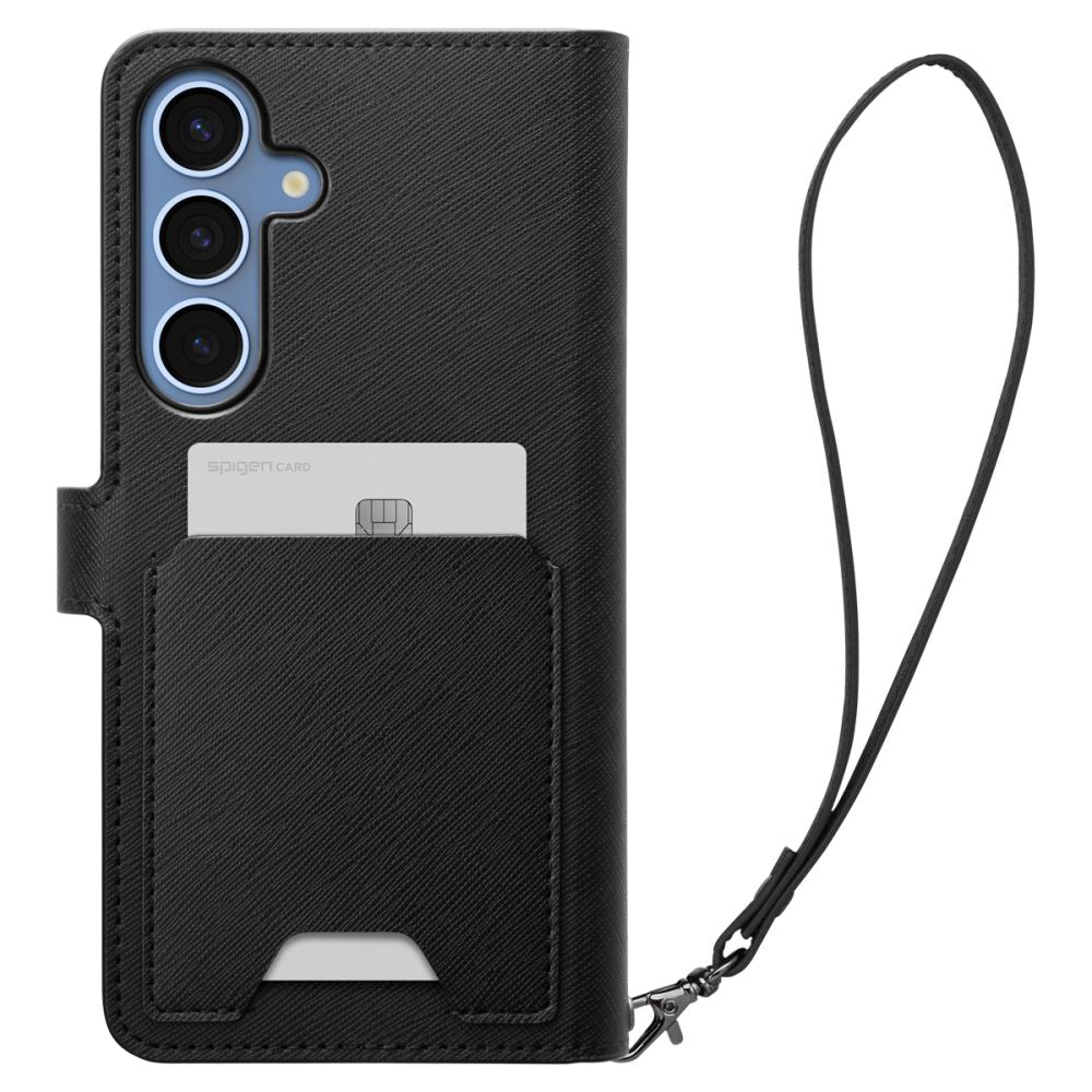 Θήκη για Samsung Galaxy S25+ S936, Spigen, Wallet S, Μαύρη ACS09125