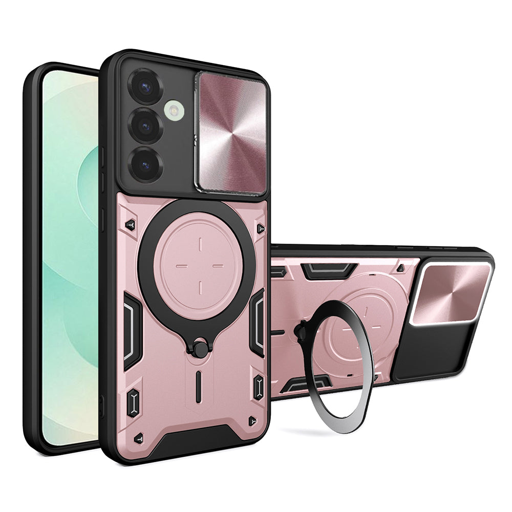 Θήκη για Samsung Galaxy S25+ S936, Techsuit, CamGuard Pro, Ροζ Χρυσό