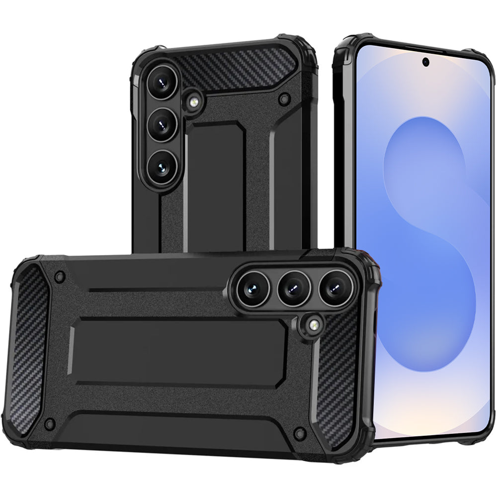 Θήκη για Samsung Galaxy S25+ S936, Techsuit, Hybrid Armor, Μαύρη
