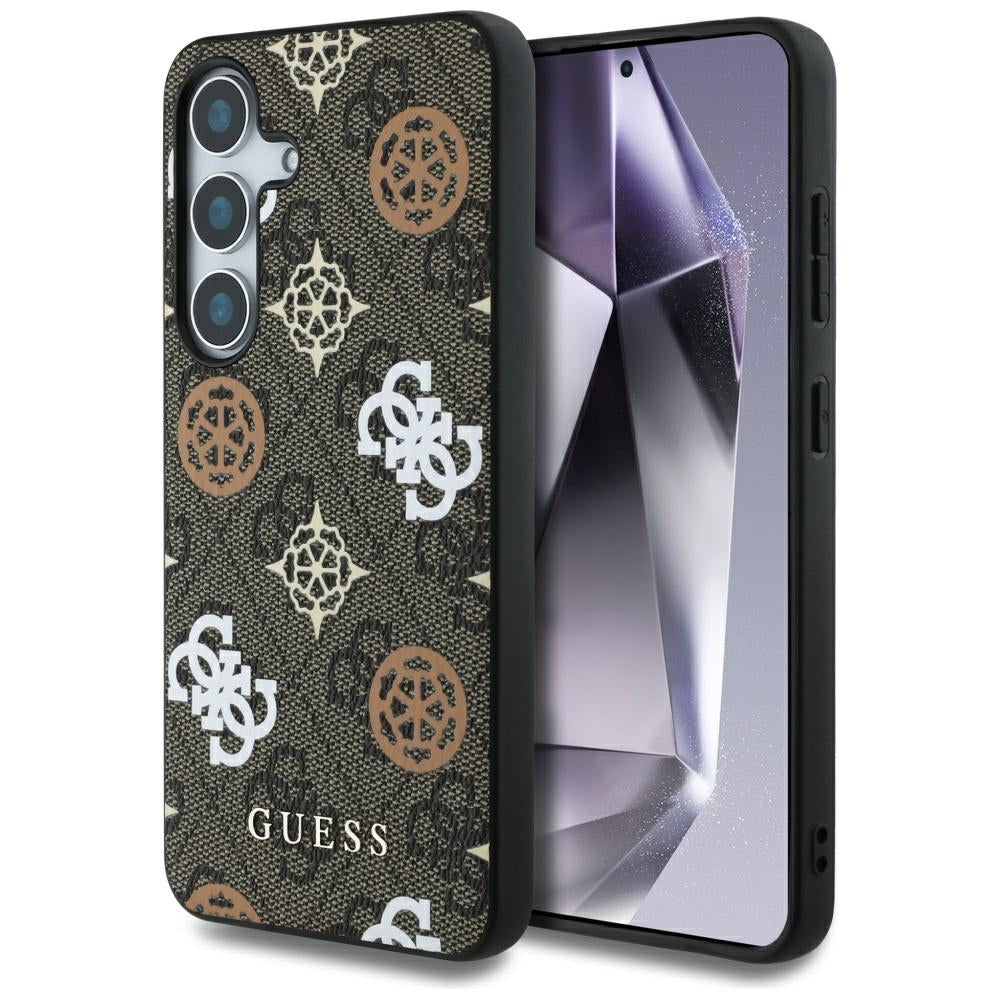 Θήκη για Samsung Galaxy S25 S931, Guess, 4G Peony, Καφέ