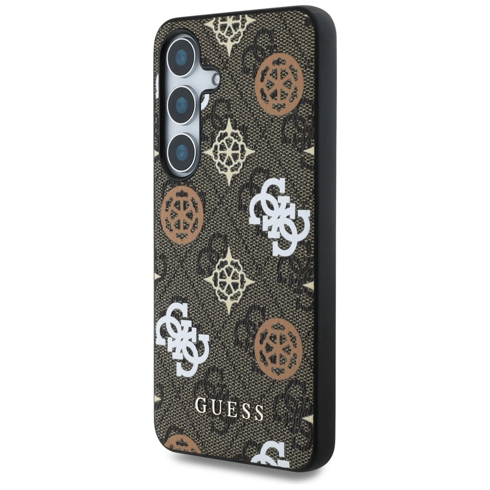 Θήκη για Samsung Galaxy S25 S931, Guess, 4G Peony, Καφέ