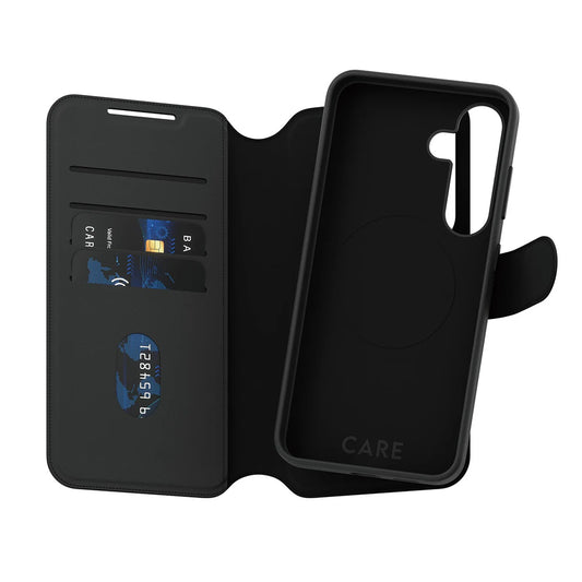 Case for Samsung Galaxy S25 S931, PanzerGlass, Care Feature Tango Two-in-One, Black