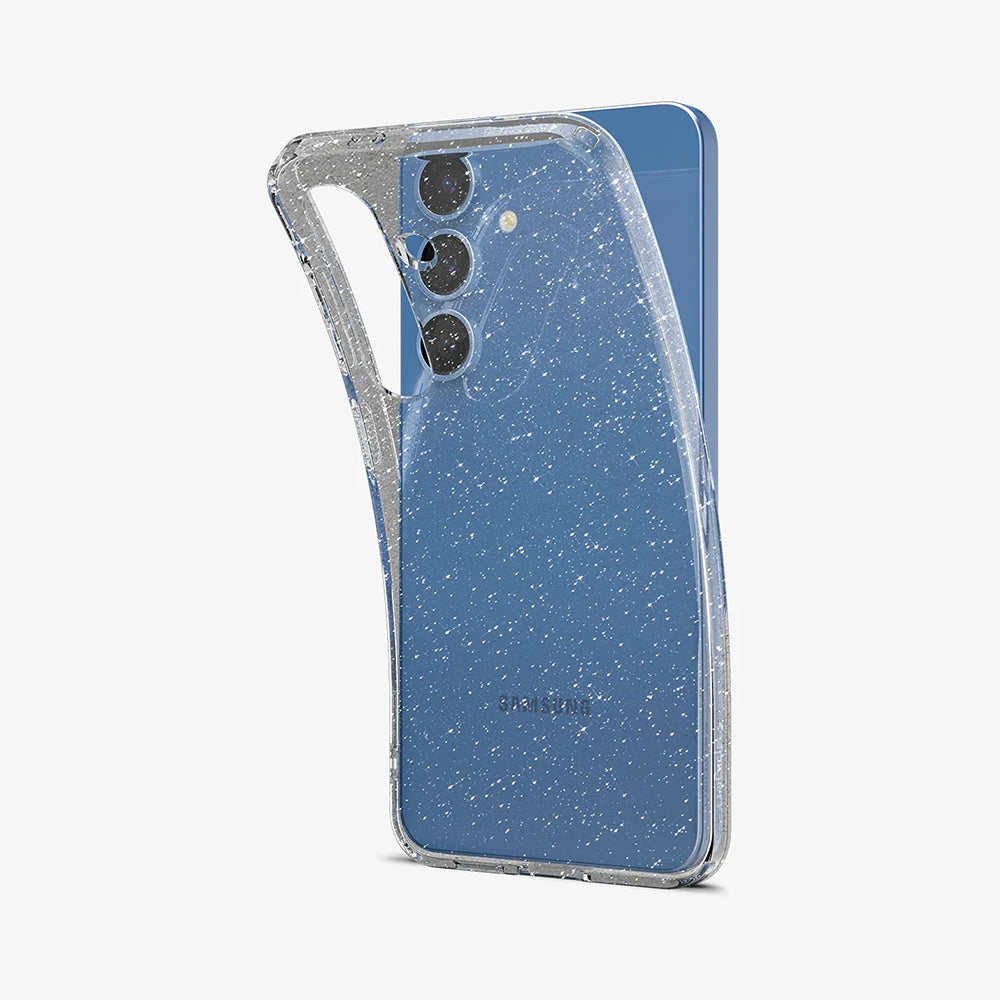 Θήκη για Samsung Galaxy S25 S931, Spigen, Liquid Crystal Glitter, Διαφανής ACS08997