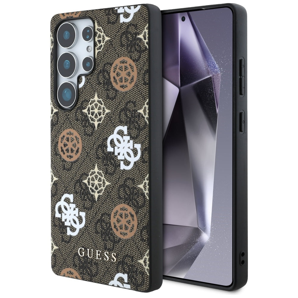 Θήκη για Samsung Galaxy S25 Ultra S938, Guess, 4G Peony, Καφέ
