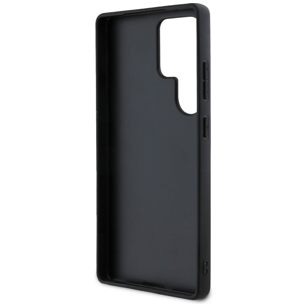 Θήκη για Samsung Galaxy S25 Ultra S938, Guess, Grained Hot Stamp 4G Triangle, Ροζ