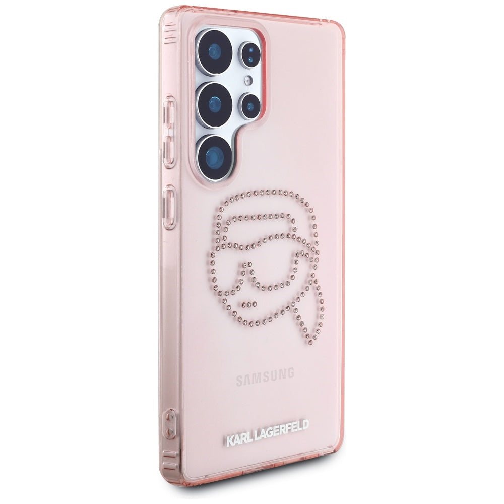 Θήκη για Samsung Galaxy S25 Ultra S938, Karl Lagerfeld, IML Luxury Karl's Head, Ροζ