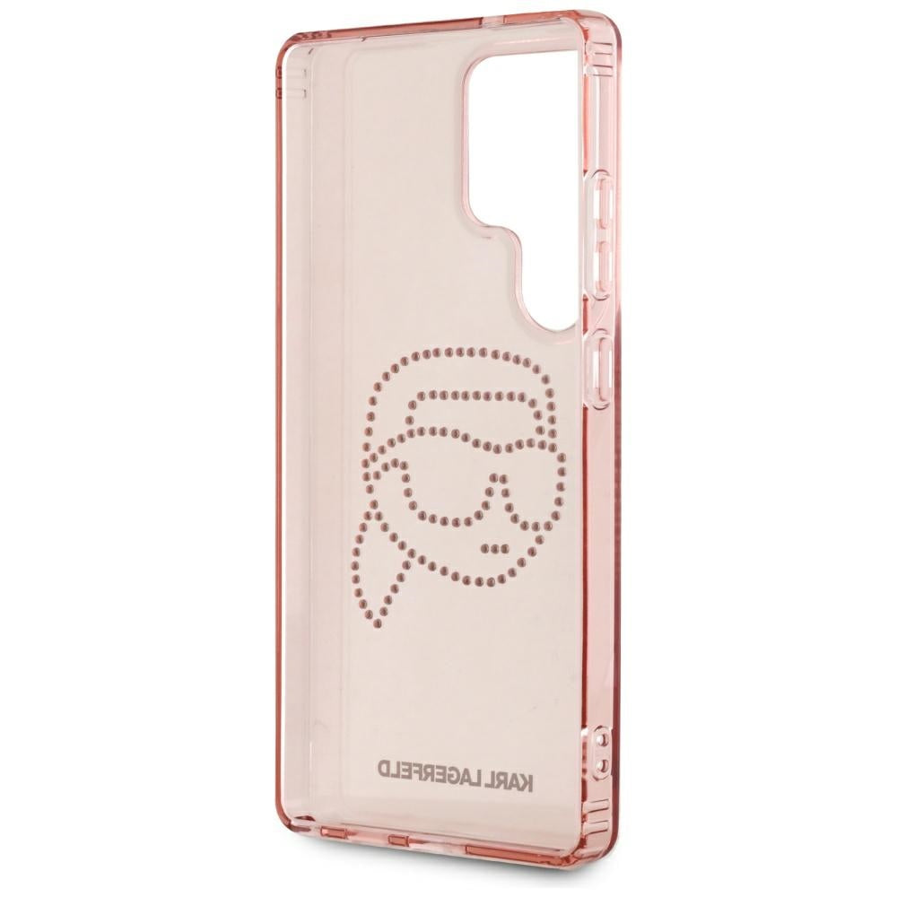 Θήκη για Samsung Galaxy S25 Ultra S938, Karl Lagerfeld, IML Luxury Karl's Head, Ροζ