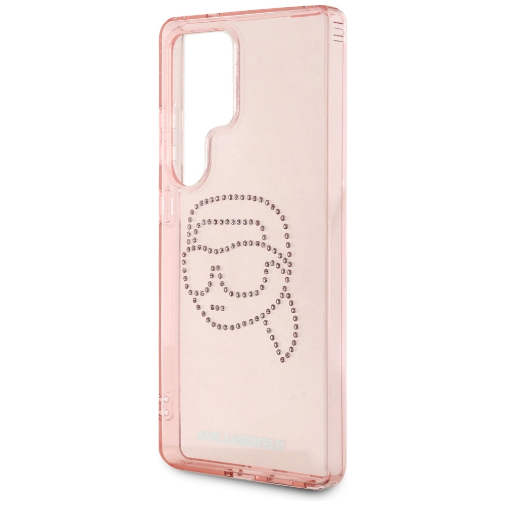 Θήκη για Samsung Galaxy S25 Ultra S938, Karl Lagerfeld, IML Luxury Karl's Head, Ροζ