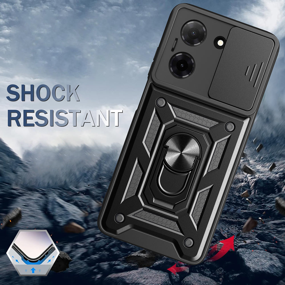 Θήκη για Samsung Galaxy S26 FE S741 / S25 FE, Techsuit, CamShield, Μαύρη