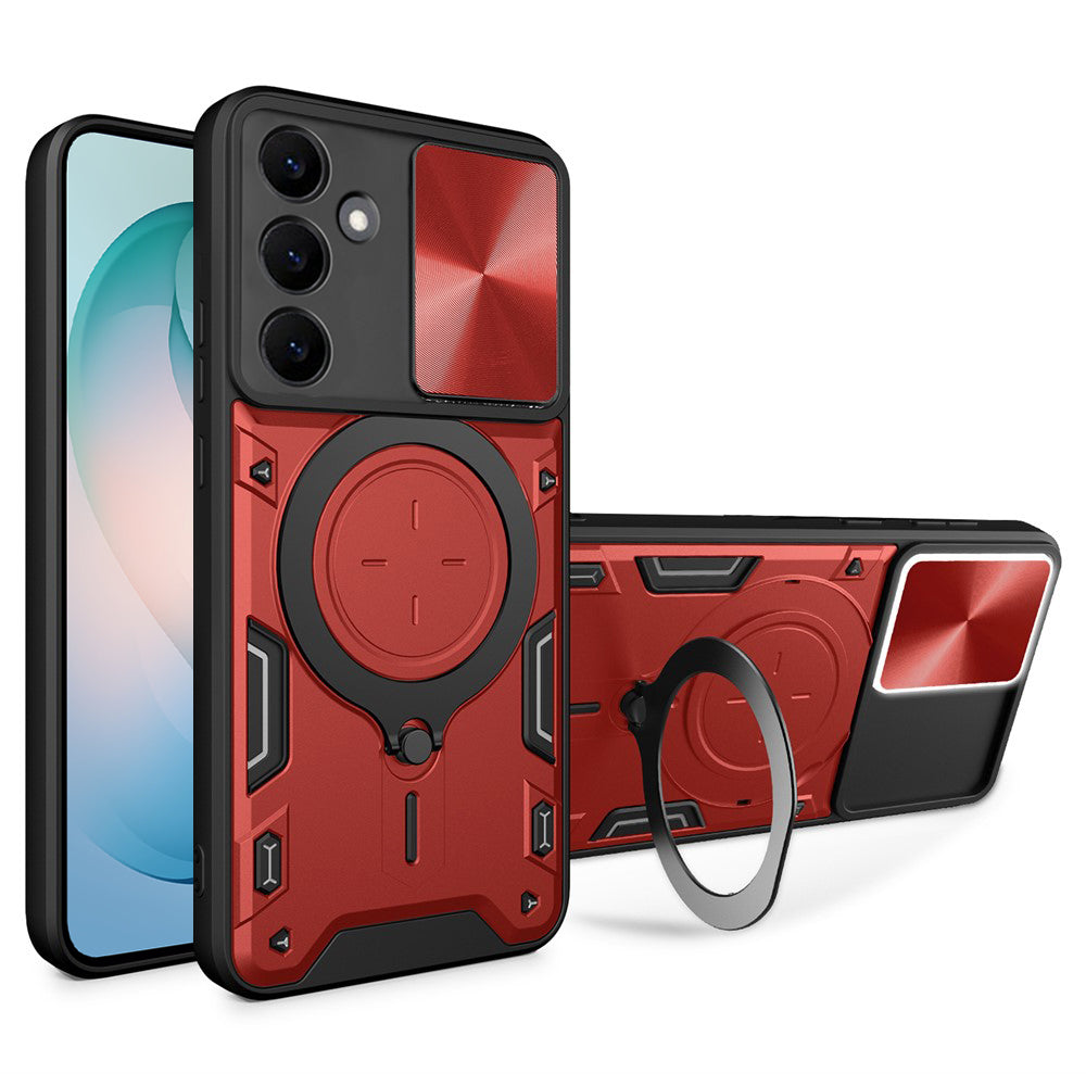 Θήκη για Samsung Galaxy S26 Plus S947, Techsuit, CamGuard Pro, Κόκκινο