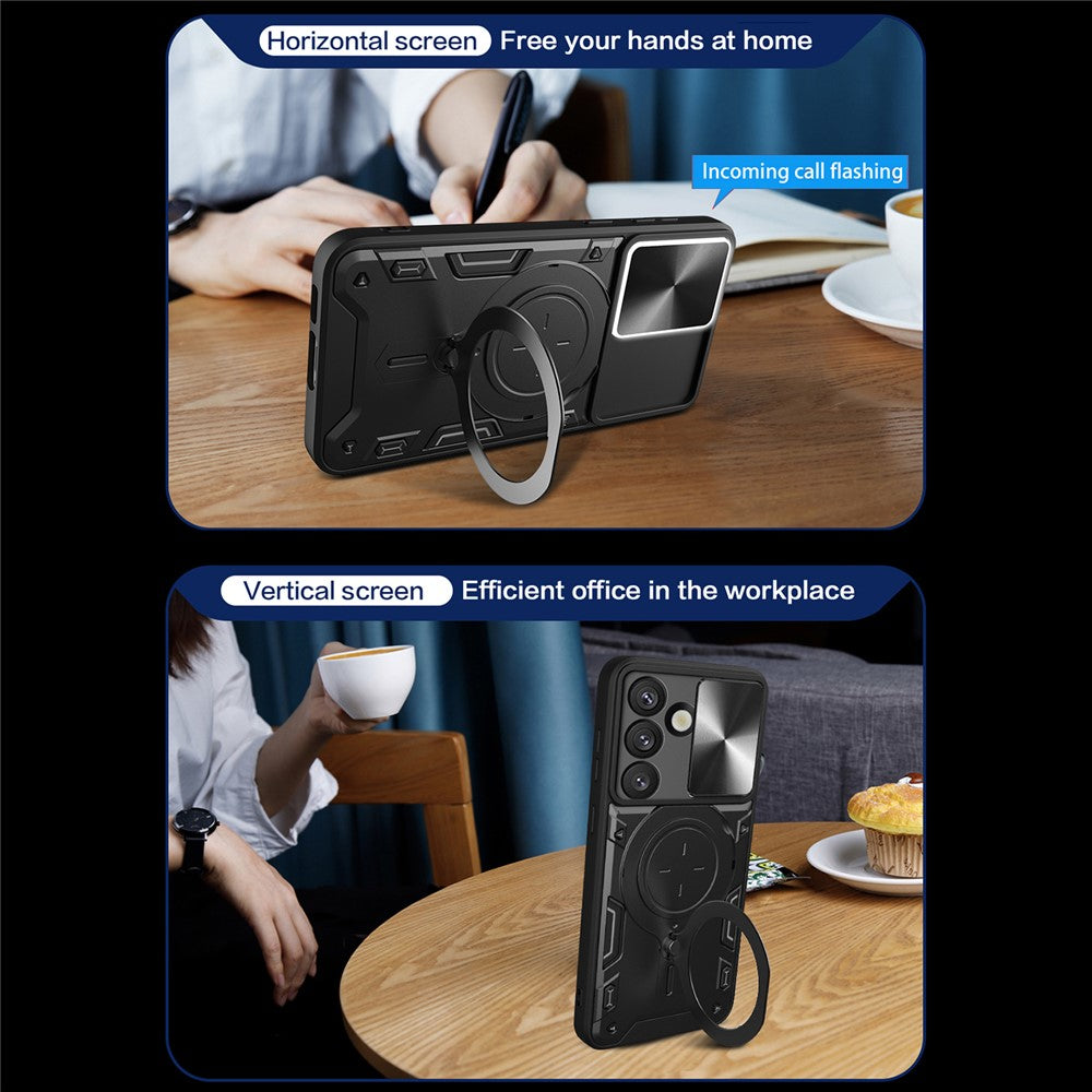 Θήκη για Samsung Galaxy S26 Plus S947, Techsuit, CamGuard Pro, Κόκκινο