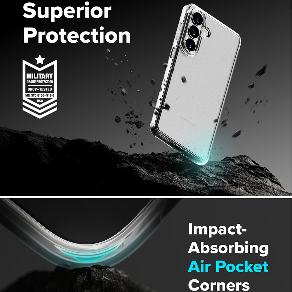 Θήκη για Samsung Galaxy S26 S942, Ringke, Fusion, Ματ Διαφανής