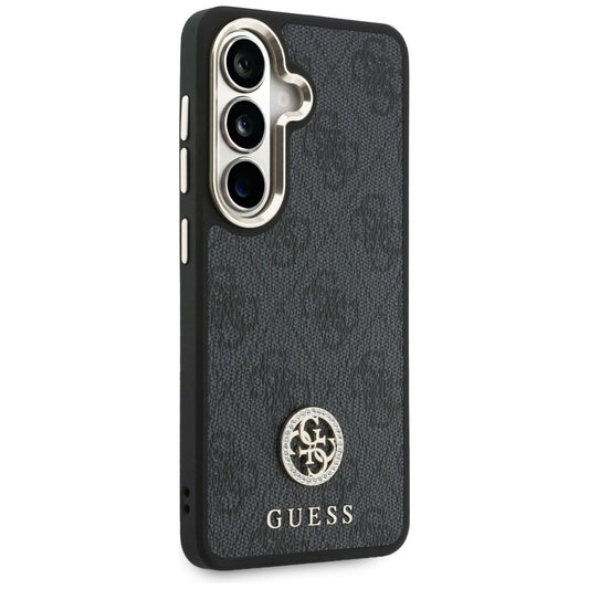 Θήκη για Samsung Galaxy S26 S942, GUESS, 4G Big Rhinestone Triangle Strap, Μαύρη