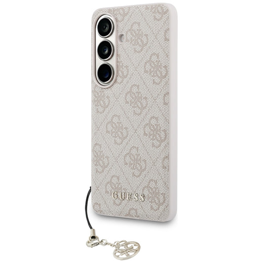 Θήκη για Samsung Galaxy S26 S942, Guess, 4G Classic Logo Charm, Ροζ