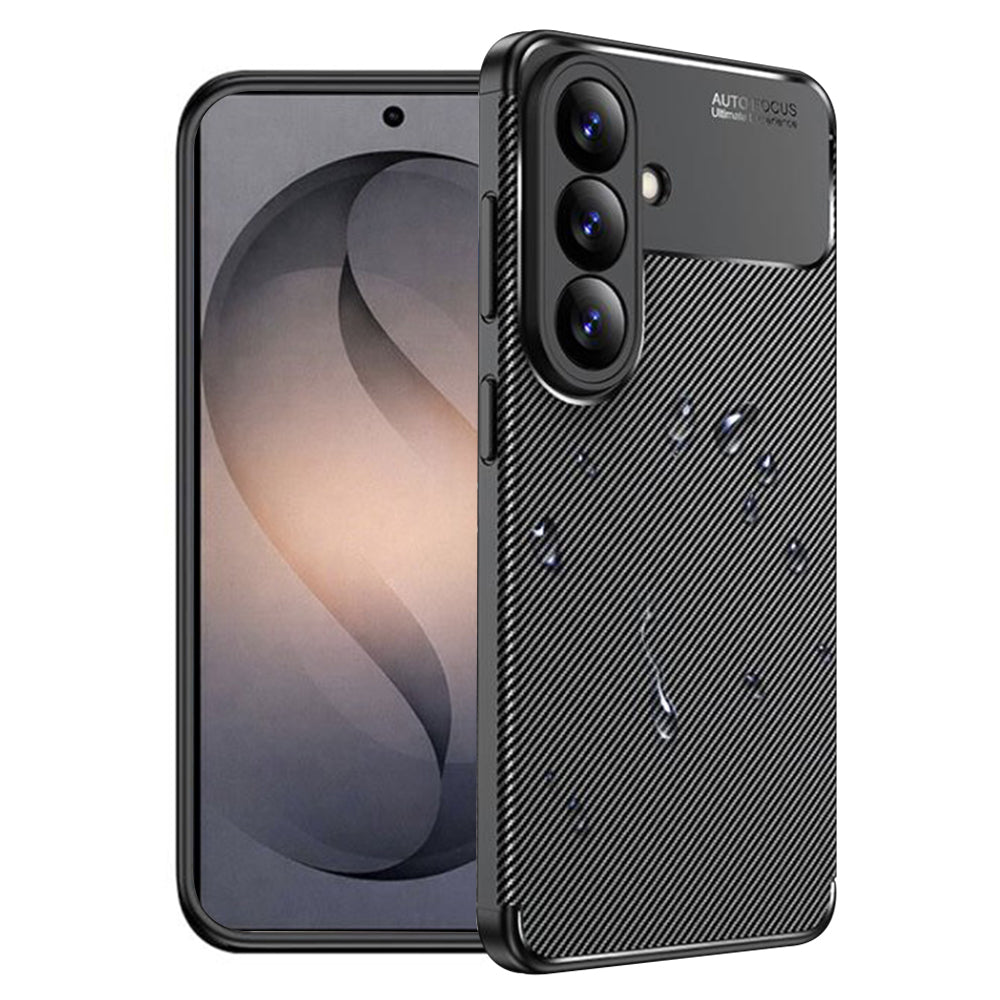 Θήκη για Samsung Galaxy S26 S942, Techsuit, CarbonFiber, Μαύρη