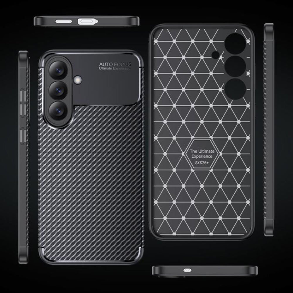 Θήκη για Samsung Galaxy S26 S942, Techsuit, CarbonFiber, Μαύρη
