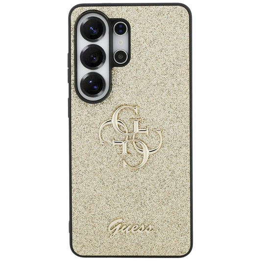 Θήκη για Samsung Galaxy S26 Ultra S948, Guess, Fixed Glitter Big 4G Metal Frame, Χρυσή