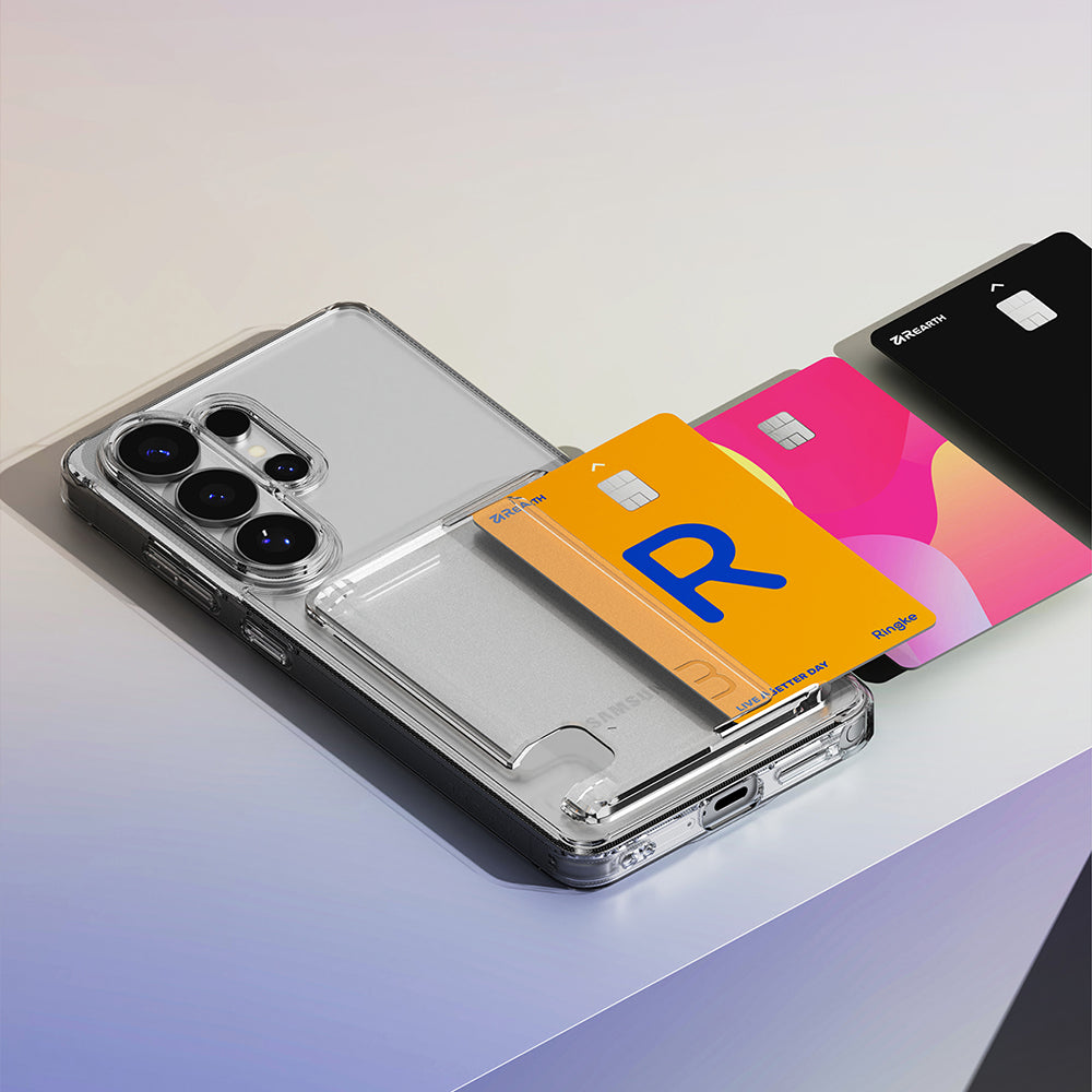 Θήκη για Samsung Galaxy S26 Ultra S948, Ringke, Fusion Card, Διάφανη