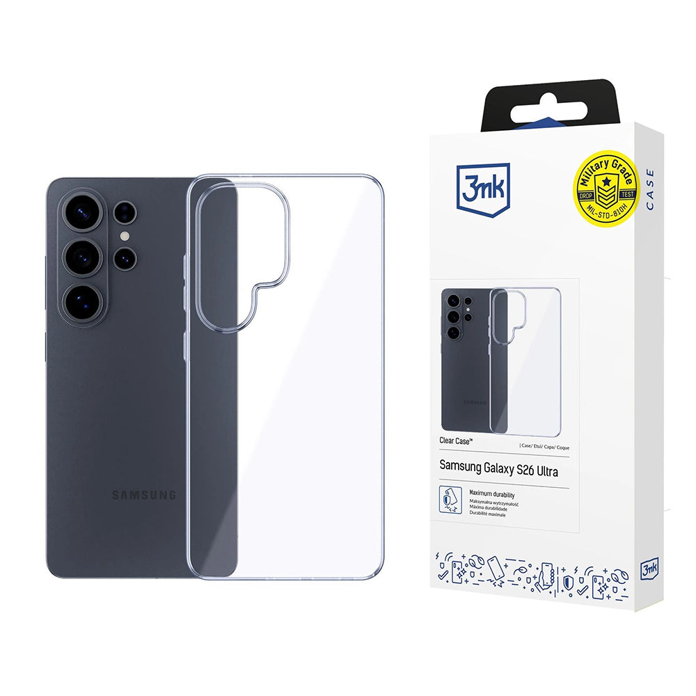 Θήκη για Samsung Galaxy S26 Ultra S948, 3MK, Διαφανής, Σαφής