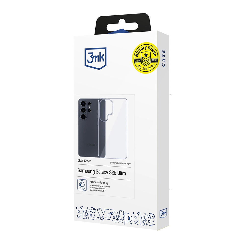 Θήκη για Samsung Galaxy S26 Ultra S948, 3MK, Διαφανής, Σαφής
