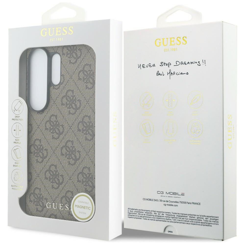 Θήκη για Samsung Galaxy S26 Ultra S948, Guess, 4G Classic Logo Charm, Καφέ