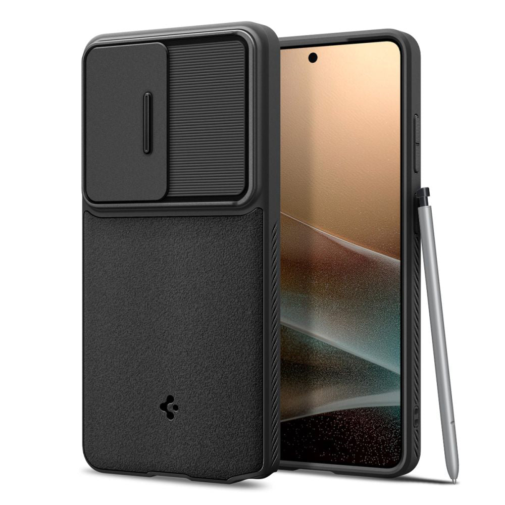 Θήκη για Samsung Galaxy S26 Ultra S948, Spigen, Optik Armor, Μαύρη ACS10687