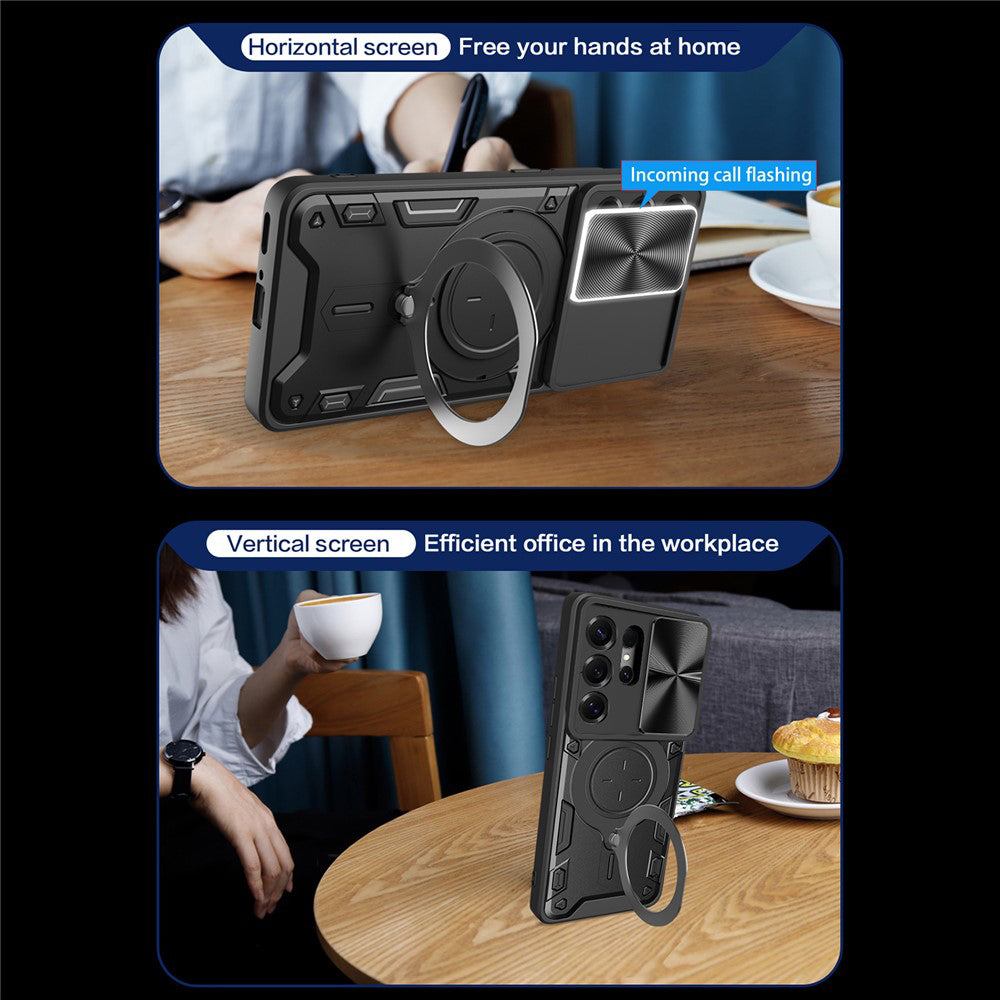 Θήκη για Samsung Galaxy S26 Ultra, Techsuit, CamGuard Pro, Μπλε