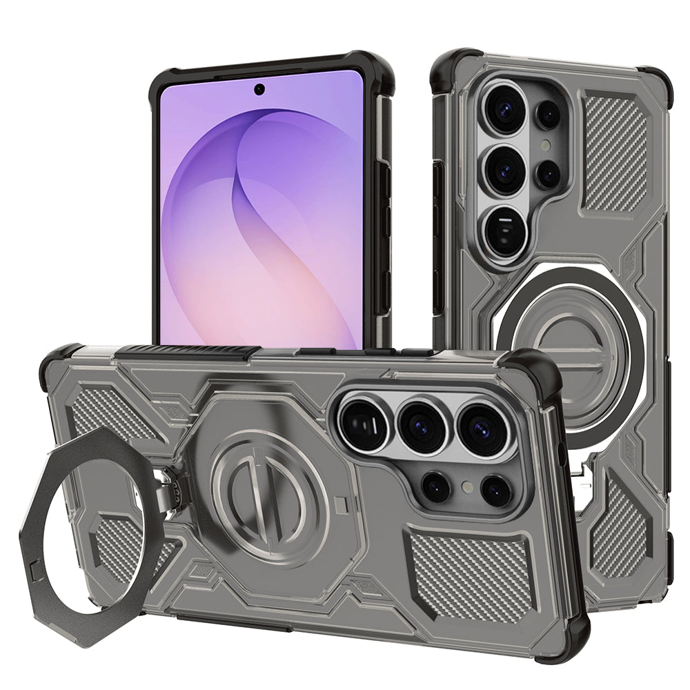 Θήκη για Samsung Galaxy S26 Ultra S948, Techsuit, Carbon Shield Pro, Καπνού