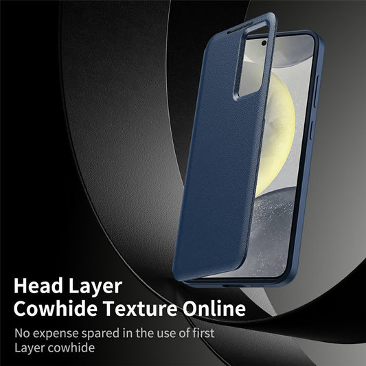 Θήκη για Samsung Galaxy S26 Ultra, Techsuit, SmartView, Μπλε