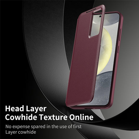 Θήκη για Samsung Galaxy S26 Ultra, Techsuit, SmartView, Ροζ