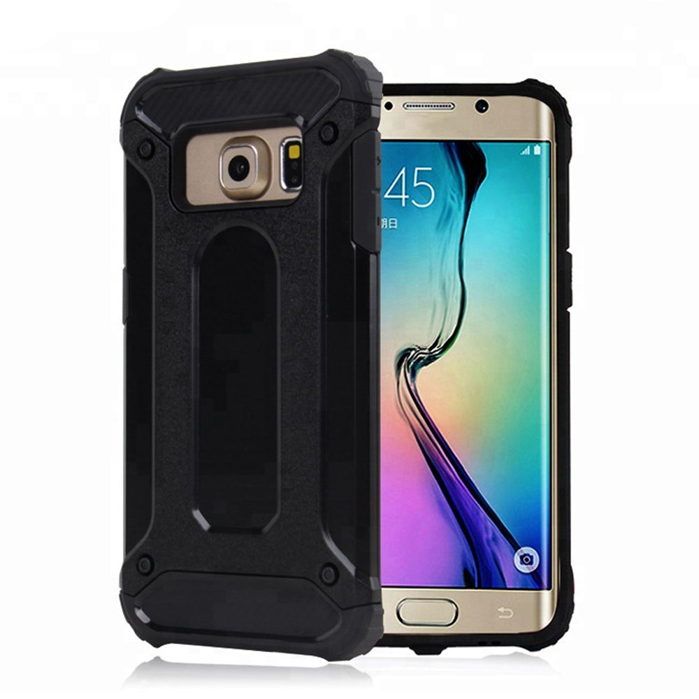 Θήκη για Samsung Galaxy S6 G920, Techsuit, Hybrid Armor, Μαύρη